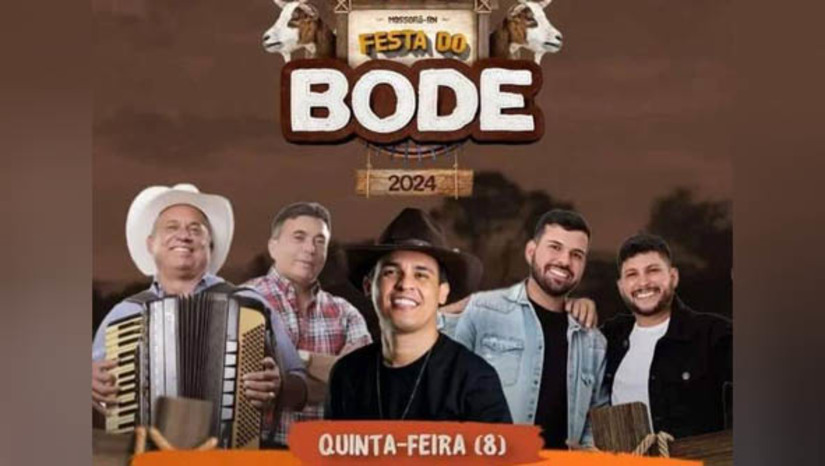 Imagem 1 - Maior caprifeira do Rio Grande do Norte começa nesta quinta (8) em Mossoró. A 24ª Feira do Bode terá sua abertura oficial a partir das 19h30, com a entrega de certificados do Serviço de Inspeção Municipal (SIM) para entrepostos de carne bovina e ovina. O evento, que contará com exposição de ovinos e bovinos, torneios leiteiros nas categorias local e interestadual, estandes institucionais e comerciais, feiras de máquinas, veículos e implementos agrícolas, artesanato familiar e agricultura, além de uma programação cultural com mais de 30 atrações locais e regionais. Imagem 1 - Maior caprifeira do Rio Grande do Norte começa nesta quinta (8) em Mossoró. A 24ª Feira do Bode terá sua abertura oficial a partir das 19h30, com a entrega de certificados do Serviço de Inspeção Municipal (SIM) para entrepostos de carne bovina e ovina. O evento, que contará com exposição de ovinos e bovinos, torneios leiteiros nas categorias local e interestadual, estandes institucionais e comerciais, feiras de máquinas, veículos e implementos agrícolas, artesanato familiar e agricultura, além de uma programação cultural com mais de 30 atrações locais e regionais.