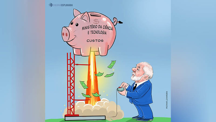 Imagem 1 -  [COLUNA ESPLANADA] Nove anos depois de romper o acordo com o Governo da Ucrânia e 19 anos após a criação do projeto Cyclone, só há dias o Governo do Brasil se lembrou do tamanho da conta que ficou para a União. Agora com o pé no chão, depois do foguete que não subiu na Base de Alcântara, o presidente Lula da Silva publicou o Decreto 12.133, dia 7, no qual determina a inventariança dos bens (alguns milionários) e o pente fino nos custos do projeto no Ministério da Ciência e Tecnologia – uma pasta tradicionalmente nas mãos dos aliados PSB e PCdoB. O Decreto aponta a necessidade de “relatórios bimestrais sobre o andamento das atividades”, “proceder ao encerramento dos registros” em todas as esferas públicas e, claro, investigar o que foi pago, a que serviços e se os mesmos foram realizados nos contratos ainda em vigor da Alcântara Cyclone Space.