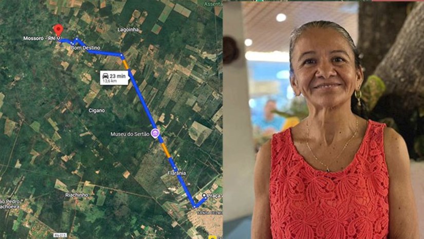 Imagem 1 - Corpo de Atinha é encontrado perto da comunidade do Bom Destino. Sebastiana Cândida da Silva, conhecida por Atinja, de 58 anos, estava desaparecida desde o dia 5 de julho, quando deixou sua casa, no Abolição 5, e não foi mais vista. O corpo dela foi encontrado no final da manhã desta sexta-feira (30), nas imediações da comunidade de Bom Destino, no Polo de Alagoinha. A irmã de Atinha, Eva Lúcia, contou ao MH que a identificação foi possível pelas roupas. O corpo foi removido pelo Itep, para os exames de praxe. O trabalho foi acompanhado pela Polícia Militar e também pela Civil. Imagem 1 - Corpo de Atinha é encontrado perto da comunidade do Bom Destino. Sebastiana Cândida da Silva, conhecida por Atinja, de 58 anos, estava desaparecida desde o dia 5 de julho, quando deixou sua casa, no Abolição 5, e não foi mais vista. O corpo dela foi encontrado no final da manhã desta sexta-feira (30), nas imediações da comunidade de Bom Destino, no Polo de Alagoinha. A irmã de Atinha, Eva Lúcia, contou ao MH que a identificação foi possível pelas roupas. O corpo foi removido pelo Itep, para os exames de praxe. O trabalho foi acompanhado pela Polícia Militar e também pela Civil.