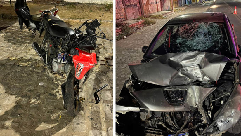 Imagem 1 - O acidente foi registrado no final da noite da sexta-feira (6). Wesley Vinícius Magalhães da Silva, de 19 anos, era motoboy e estava trabalhando quando foi atingido por um motorista embriagado, que invadiu a contramão. O condutor do carro que provocou o acidente foi preso pela polícia militar. De acordo com o delegado Cristiano Otton, da delegacia de plantão de Mossoró, o homem estava visivelmente embriagado, o teste de alcoolemia constatou altos níveis de álcool no sangue e ele ficou calado durante o depoimento. Após passar por audiência de custódia, ainda no final de semana, o homem foi liberado para responder ao processo em liberdade. Imagem 1 - O acidente foi registrado no final da noite da sexta-feira (6). Wesley Vinícius Magalhães da Silva, de 19 anos, era motoboy e estava trabalhando quando foi atingido por um motorista embriagado, que invadiu a contramão. O condutor do carro que provocou o acidente foi preso pela polícia militar. De acordo com o delegado Cristiano Otton, da delegacia de plantão de Mossoró, o homem estava visivelmente embriagado, o teste de alcoolemia constatou altos níveis de álcool no sangue e ele ficou calado durante o depoimento. Após passar por audiência de custódia, ainda no final de semana, o homem foi liberado para responder ao processo em liberdade.