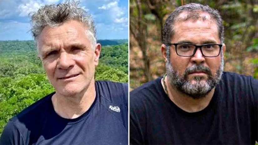 Imagem 1 - A investigação aponta que os dois foram mortos como represália a “atividades fiscalizatórias” na região. Entre os indiciados está Ruben Dario da Silva Villar, o "Colombia", apontado como mandante do crime. Sem citar nomes, a PF informou que os outros oito indiciados tiveram papéis na execução dos homicídios e na ocultação dos cadáveres das vítimas. Imagem 1 - A investigação aponta que os dois foram mortos como represália a “atividades fiscalizatórias” na região. Entre os indiciados está Ruben Dario da Silva Villar, o "Colombia", apontado como mandante do crime. Sem citar nomes, a PF informou que os outros oito indiciados tiveram papéis na execução dos homicídios e na ocultação dos cadáveres das vítimas.