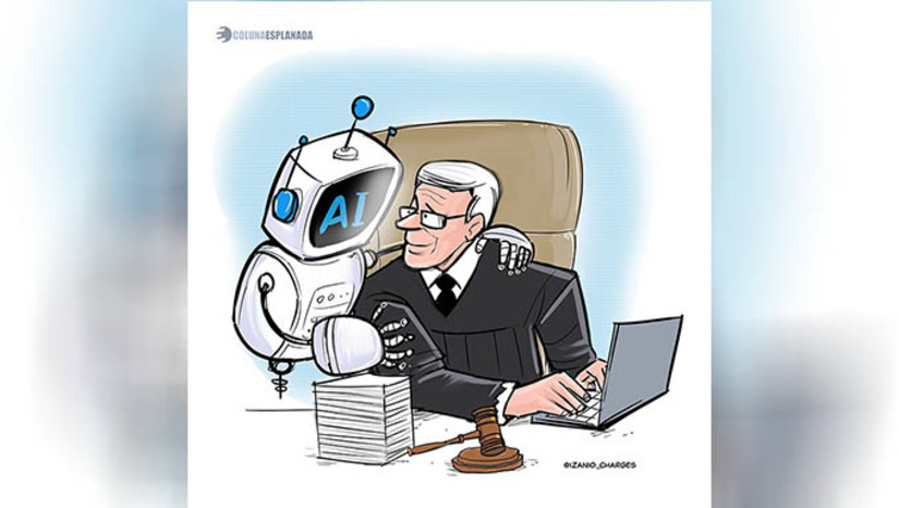 Imagem 1 -  [COLUNA ESPLANADA] As ferramentas de Inteligência Artificial (IA) poderão ser utilizadas pelos juízes que falam língua portuguesa para analisar dados e redigir texto, desde que o resultado seja submetido à revisão dos magistrados – que continuarão responsáveis por tomar as decisões de cada caso. A determinação é da União Internacional de Juízes de Língua Portuguesa (UIJLP) – composta por associações de juízes de Angola, Brasil, Cabo Verde, Guiné-Bissau, Moçambique, Portugal, São Tomé e Príncipe e Timor-Leste. A assembleia geral da entidade ocorreu em Foz do Iguaçu na semana passada.