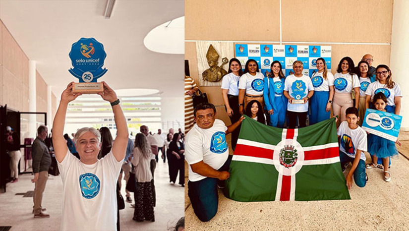 Imagem 1 - Um reconhecimento do Fundo das Nações Unidas para a Infância (Unicef) ao trabalho da gestão municipal voltado para nossas crianças e adolescentes nos últimos quatro anos. “Essa conquista é resultado do nosso compromisso, enquanto gestão, com a garantia dos direitos das crianças e adolescentes do nosso município. É um marco que reflete nosso trabalho, dedicação e responsabilidade em construir um futuro melhor para a nossa gente. Seguimos avançando, cuidando de quem mais precisa e fazendo história juntos.”, exaltou Dr. Artur Vale. Imagem 1 - Um reconhecimento do Fundo das Nações Unidas para a Infância (Unicef) ao trabalho da gestão municipal voltado para nossas crianças e adolescentes nos últimos quatro anos. “Essa conquista é resultado do nosso compromisso, enquanto gestão, com a garantia dos direitos das crianças e adolescentes do nosso município. É um marco que reflete nosso trabalho, dedicação e responsabilidade em construir um futuro melhor para a nossa gente. Seguimos avançando, cuidando de quem mais precisa e fazendo história juntos.”, exaltou Dr. Artur Vale.