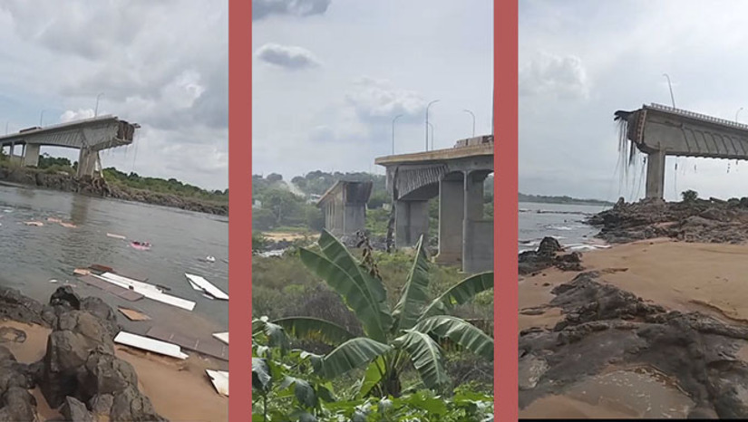 Imagem 1 -  A ponte da BR 226, entre os estados do Tocantins e do Maranhã, caiu na tarde de domingo (22), deixando 4 mortos (já confirmados) e 13 desaparecidos, além de um prejuízo de proporções gigantescas na economia e também ao meio ambiente da região. A estrutura precária da ponte já vinha sendo denunciada há muitos meses pelos moradores da região e por quem passava pela estrutura. 