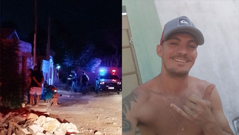 Imagem 1 -  Vítima identificada por Vinícius Filgueira da Silva, de 32 anos, foi executado por dois desconhecidos no conjunto Wilson Rosado, pouco tempo da primeira ocorrência de homicídio no bairro Abolição II, que teve como vítima Adeilson Firmino de Paiva, de 44 anos. Os dois casos serão investigados pela DHPP.