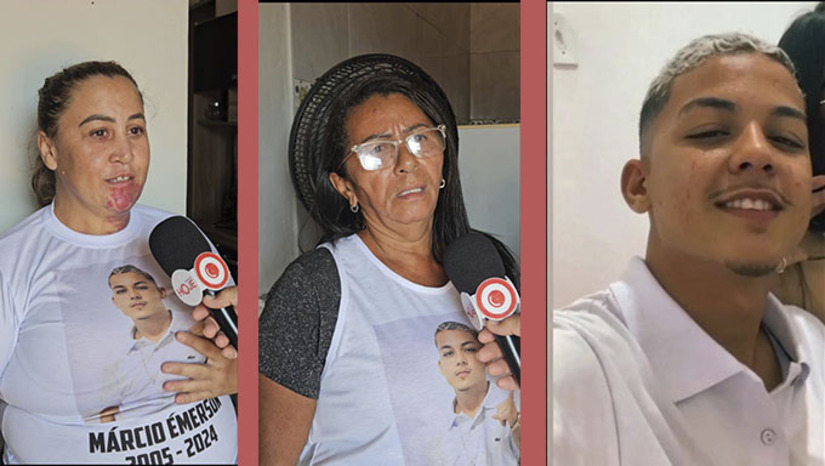 Imagem 1 - “Quero sepultar o meu filho”, diz a mãe Maria Alzenir. Márcio Emerson, gesseiro, de 18 anos, desapareceu no bairro Belo Horizonte, no dia 26 de março de 2024, sendo que até hoje a Polícia Judiciária não deu qualquer explicação. A mãe biológica e a mãe de criação afirmam que tem certeza que o filho está morto e que quando foram procurar o corpo, foram recebidas a tiros, na região da Rua João Damásio, no bairro Bairro Belo Horizonte, em Mossoró. Imagem 1 - “Quero sepultar o meu filho”, diz a mãe Maria Alzenir. Márcio Emerson, gesseiro, de 18 anos, desapareceu no bairro Belo Horizonte, no dia 26 de março de 2024, sendo que até hoje a Polícia Judiciária não deu qualquer explicação. A mãe biológica e a mãe de criação afirmam que tem certeza que o filho está morto e que quando foram procurar o corpo, foram recebidas a tiros, na região da Rua João Damásio, no bairro Bairro Belo Horizonte, em Mossoró.