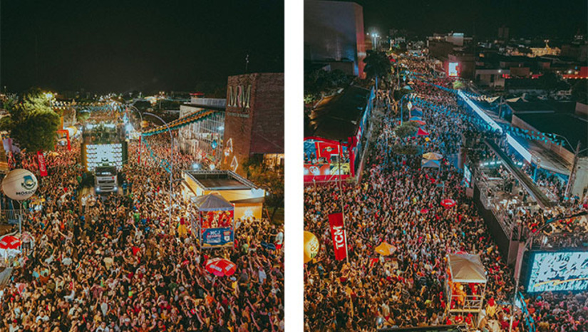 Imagem 1 -  O ponto alto do Boca da Noite se deu por volta das 20h quando Bell Marques subiu no trio no corredor cultural. “Encerramos hoje o maior Mossoró Cidade Junina de todos os tempos. Sou grato a todos que trabalharam para esse grande evento acontecer, agradeço a todos os comerciantes, a todos os turistas que visitaram nossa cidade, e a toda nossa equipe pelo empenho. Gratidão a todos pelo carinho e dedicação”, destacou o prefeito Allyson Bezerra