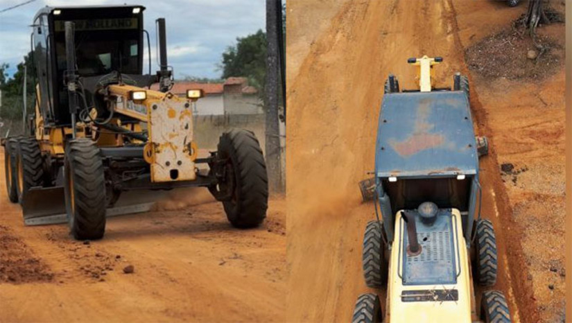 Imagem 1 - A Prefeitura de Caraúbas está realizando a recuperação das estradas vicinais do município, com foco em melhorar o transporte escolar, a mobilidade de moradores e o escoamento agrícola. As obras seguem um cronograma para atender a extensa zona rural. Comunidades como Santo Antônio, Miranda, Rio do Umari e, atualmente, Marrecas já foram beneficiadas. Imagem 1 - A Prefeitura de Caraúbas está realizando a recuperação das estradas vicinais do município, com foco em melhorar o transporte escolar, a mobilidade de moradores e o escoamento agrícola. As obras seguem um cronograma para atender a extensa zona rural. Comunidades como Santo Antônio, Miranda, Rio do Umari e, atualmente, Marrecas já foram beneficiadas.