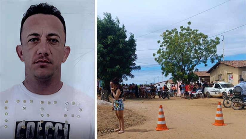 Imagem 1 - Vítima conhecida por João de Tião estava na companhia da esposa sentados na calçada da vizinha, quando foi alvejado várias vezes e morreu. O corpo foi removido para exames em Pau dos Ferros e o caso será investigado pela Policia Civil de Umarizal-RN Imagem 1 - Vítima conhecida por João de Tião estava na companhia da esposa sentados na calçada da vizinha, quando foi alvejado várias vezes e morreu. O corpo foi removido para exames em Pau dos Ferros e o caso será investigado pela Policia Civil de Umarizal-RN