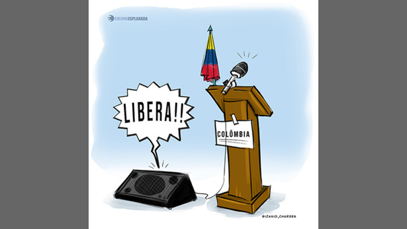 Imagem 1 - Gustavo Petro, presidente da Colômbia e ex-guerrilheiro do M19, defendeu a legalização da cocaína em evento em Manaus (AM), em que participou o presidente Lula da Silva. A declaração veio no mesmo dia em que os EUA estacionaram navios de guerra na costa da Venezuela como recado ao tráfico de drogas. Na Câmara, parlamentares da oposição apresentaram Moção de Repúdio às declarações do presidente colombiano. Imagem 1 - Gustavo Petro, presidente da Colômbia e ex-guerrilheiro do M19, defendeu a legalização da cocaína em evento em Manaus (AM), em que participou o presidente Lula da Silva. A declaração veio no mesmo dia em que os EUA estacionaram navios de guerra na costa da Venezuela como recado ao tráfico de drogas. Na Câmara, parlamentares da oposição apresentaram Moção de Repúdio às declarações do presidente colombiano.