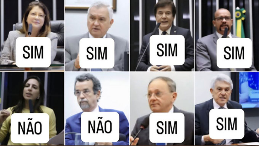Imagem 1 -  A Câmara dos Deputados aprovou a PEC da Blindagem, que dificulta a abertura de processos criminais e prisões contra parlamentares, com 344 votos favoráveis e 133 contrários. Dos oito deputados federais do RN, apenas Natália Bonavides e Fernando Mineiro (PT) votaram contra. Votaram a favor os deputados João Maia (PP), General Girão (PL), Sargento Gonçalves (PL), Robinson Faria (PP), Benes Leocádio (União Brasil) e Carla Dickson (União Brasil). A proposta estabelece que deputados e senadores só poderão ser presos ou processados com autorização prévia de suas Casas. Após a aprovação, a PEC segue para análise no Senado.