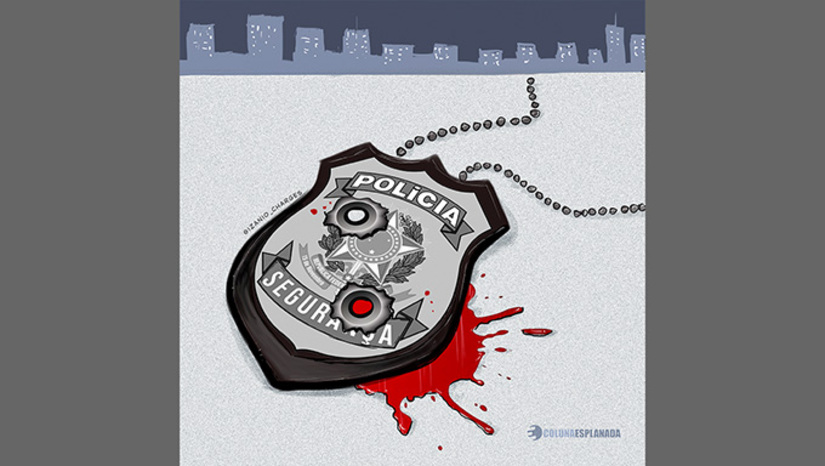 Imagem 1 -  Ministério da Justiça informa que foram 129 agentes de segurança assassinados somente no período de janeiro a agosto. O Rio de Janeiro ocupa o 1º lugar entre os Estados com o maior número, foram 55 mortes. Em 2º no ranking, aparece São Paulo com 18 ocorrências. Seguido pelo Pará, com 12. As categorias mais afetadas são a Polícia Militar (81), Policia Penal (18) e Policial Civil (18).