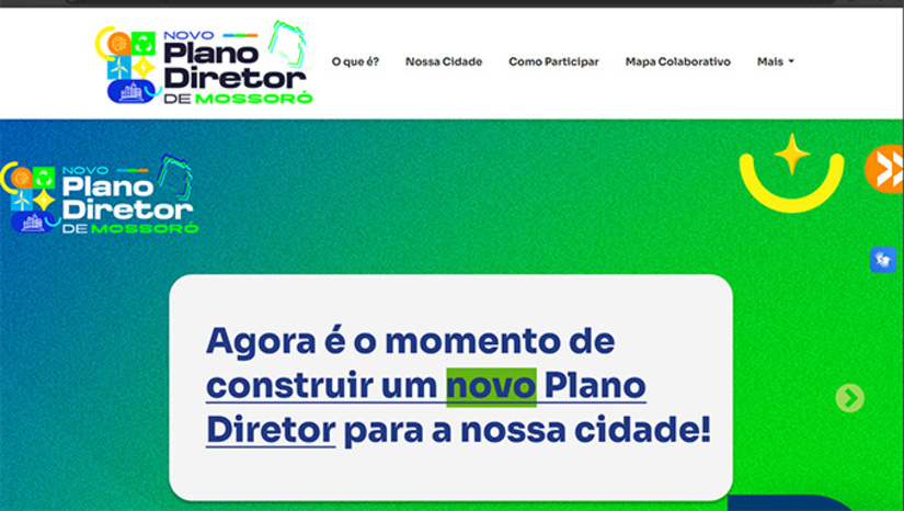   O trabalho técnico de levantamento de dados e análises jurídicas do que foi feito de março DE 2025 aos dias atuais pode ser acompanhado pela sociedade mossoroense através do site da Prefeitura de Mossoró. Segundo os coordenadores pelo trabalho de atualização do Plano Diretor de Mossoró, o cidadão também pode opinar. “Isso contribui para um plano mais eficiente, representativo e com mais legitimidade social”, destaca Mariane Maia, da comissão Executiva de Colega de Dados para a Revisão do Plano Diretor. Veja como.