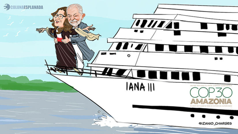   O mega iate IANA III, que hospeda o presidente Lula da Silva e dona Janja em Belém nesta COP30, é conhecido de perto pela Coluna, que já prestigiou press trips internacionais no Rio Negro (AM). Propriedade de uma empresa de Manaus – que conta também com o IANA I e II, ele atende sempre os governadores do Amazonas em viagens marítimas no Estado e conta com uma luxuosa cabine "presidencial".