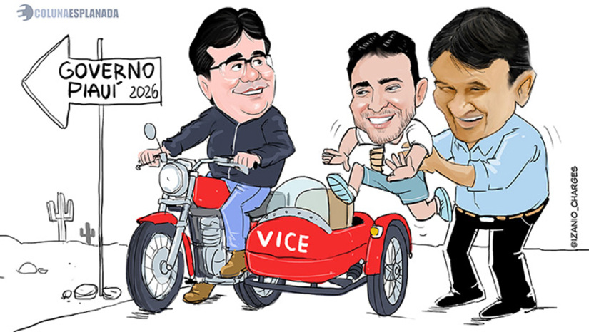   O ministro Wellington Dias (MDS) jura que não é verdade, mas fontes seguras da Coluna informam que ele quer seu filho como vice na futura chapa da tentativa de reeleição do governador do Piauí, Rafael Fonteles (PT-PI). É o jovem médico Vinicius Dias, mas o governador resiste ao pedido e planeja sacramentar o atual secretário de Educação, Washington Bandeira, na chapa.