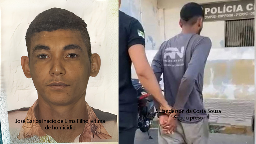Imagem 1 - Réus Suianderson e João Victor saíram do Bairro Dom Jaime Câmara, orientados pela facção do bairro a matar uma pessoa (não importava quem) na Rua João Damásio, no bairro Belo Horizonte, que é controlado por uma facção rival. A vítima José Carlos, que é assistente de padeiro, estava na calçada de casa e terminou sendo o alvo da dupla, que mesmo um deles usando tornozeleira eletrônica, cometeu o crime e foi preso. O júri começa às 9 horas, no Fórum Municipal Desembarcador Silveira Martins. Imagem 1 - Réus Suianderson e João Victor saíram do Bairro Dom Jaime Câmara, orientados pela facção do bairro a matar uma pessoa (não importava quem) na Rua João Damásio, no bairro Belo Horizonte, que é controlado por uma facção rival. A vítima José Carlos, que é assistente de padeiro, estava na calçada de casa e terminou sendo o alvo da dupla, que mesmo um deles usando tornozeleira eletrônica, cometeu o crime e foi preso. O júri começa às 9 horas, no Fórum Municipal Desembarcador Silveira Martins.