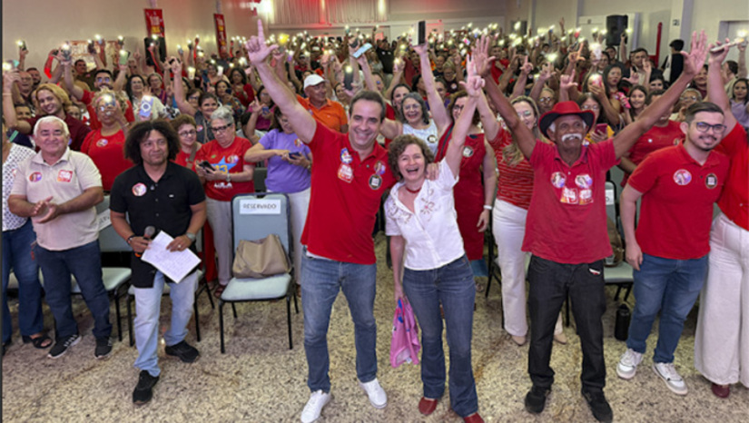   Anúncio foi feito durante plenária do Partido dos Trabalhadores (PT) com mais de 700 pessoas realizada em Mossoró, na manhã deste sábado, 29 de novembro de 2025, com a presença da governadora Fátima Bezerra, do prefeito Renan Fernandes, de Upanema, vereadores e várias outras lideranças com forte atuação em vários municípios do Rio Grande do Norte.