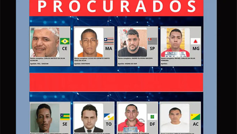   O Ministério da Justiça e Segurança Pública lançou o site gov.br/captura, que reúne a lista dos 216 foragidos mais procurados do Brasil, indicados pelos estados a partir de critérios de risco e gravidade dos crimes. A iniciativa integra o Programa Captura, voltado à localização e prisão de criminosos de alta periculosidade, fortalece a cooperação entre União e estados e incentiva a participação da população, que pode fazer denúncias anônimas pelos telefones 190 e 197.