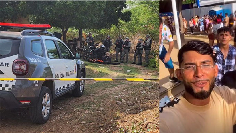   Vítima Reinizan Maywer Dantas da Silva, de 25 anos, foi acionado para entregar uma quentinha no local e quando chegou terminou sendo morto com tiros à queima roupa por um casal. O caso será investigado pela Divisão de Homicídios e Proteção da Pessoa de Mossoró. A delegada Cristiane Magalhães confirmou que a vítima foi atraída para o “cheirinho do queijo” e morta.