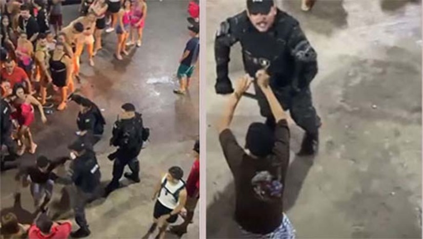 Imagem 1 -  A Polícia Federal constatou que a empresa atuava de forma clandestina, sem autorização para prestar serviço de segurança privada. A fiscalização foi motivada por denúncia de agressão durante o Carnaval no município.  Foi lavrado auto de encerramento das atividades irregulares, e a Prefeitura de Apodi/RN foi formalmente notificada acerca da contratação, com o objetivo de prevenir novas ocorrências dessa natureza. Um dos três seguranças envolvidos foi preso em flagrante em Mossoró-RN, e os outros dois já foram identificados e também responderão pelas agressões.