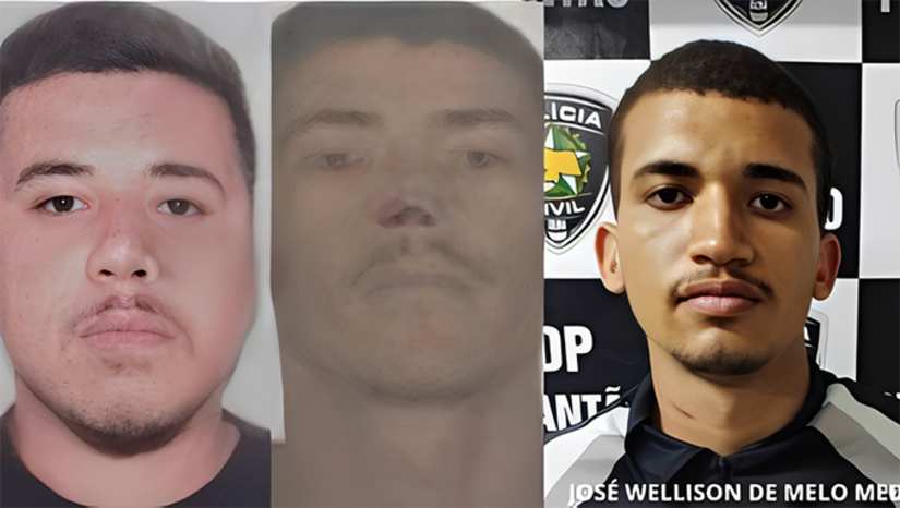 Imagem 1 - Antônio Carlos de Mendonça Junior, de 27 anos, morreu numa borracharia, nas margens da BR 110. Já Weillinton Alexandre da Silva, de 27 anos, foi assassinado minutos depois na comunidade de Pedrinhas. Já à noite, o suspeito José Wellinson de Medeiros, ao perceber aproximação da Polícia, teria efetuado disparos, houve revide e ele faleceu. Os três casos serão investigados pela Policia Civil em três inquéritos distintos. Imagem 1 - Antônio Carlos de Mendonça Junior, de 27 anos, morreu numa borracharia, nas margens da BR 110. Já Weillinton Alexandre da Silva, de 27 anos, foi assassinado minutos depois na comunidade de Pedrinhas. Já à noite, o suspeito José Wellinson de Medeiros, ao perceber aproximação da Polícia, teria efetuado disparos, houve revide e ele faleceu. Os três casos serão investigados pela Policia Civil em três inquéritos distintos.