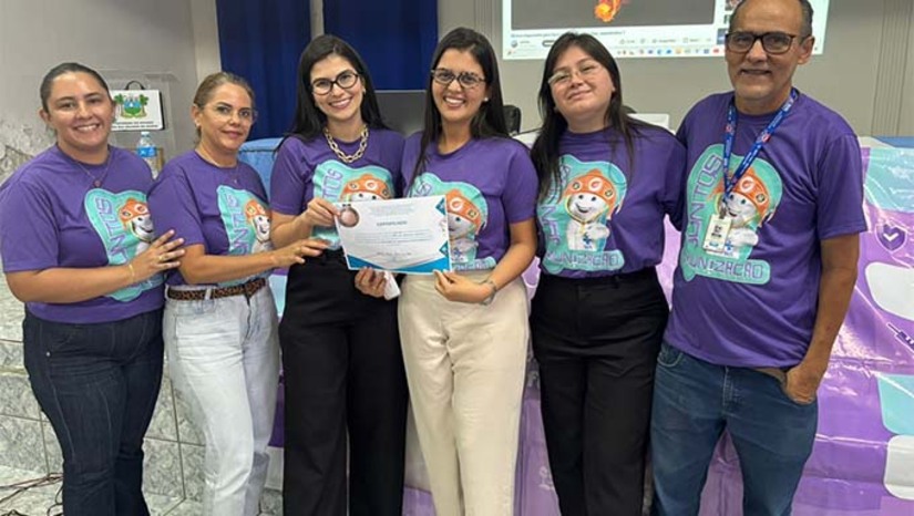 Imagem 1 - O município recebeu o selo bronze de imunização, por alcançar 90% de cobertura vacinal entre gestantes, idosos e crianças. A coordenação destacou que o reconhecimento reforça o compromisso com a vacinação e a proteção da população. A Secretaria também informou que a vacinação contra a influenza para o público-alvo começa no dia 28 de março, com a realização de um Dia D de mobilização que ainda será divulgado. Imagem 1 - O município recebeu o selo bronze de imunização, por alcançar 90% de cobertura vacinal entre gestantes, idosos e crianças. A coordenação destacou que o reconhecimento reforça o compromisso com a vacinação e a proteção da população. A Secretaria também informou que a vacinação contra a influenza para o público-alvo começa no dia 28 de março, com a realização de um Dia D de mobilização que ainda será divulgado.