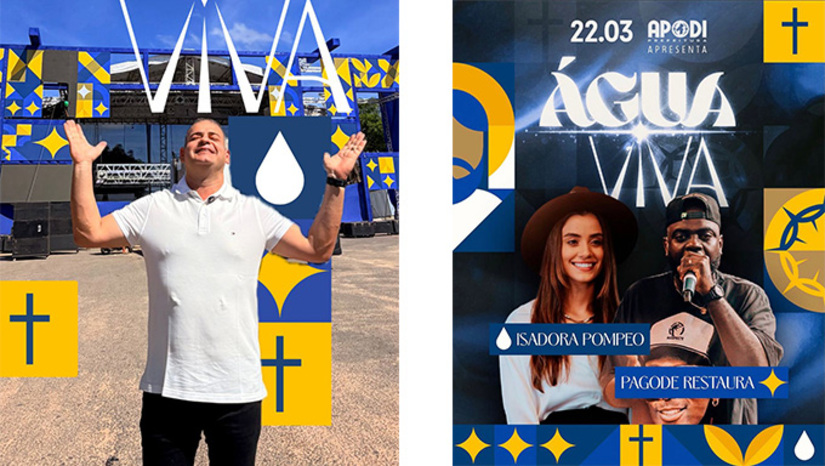 Imagem 1 - A programação acontecerá no Calçadão da Lagoa, a partir das 19h, reunindo a população em uma grande celebração de fé e esperança, com Isadora Pompeu e Pagode Restaura. O encontro promete proporcionar uma noite marcada por louvor, adoração e mensagens que fortalecem a união entre as pessoas, em um ambiente acolhedor voltado para toda a família. Imagem 1 - A programação acontecerá no Calçadão da Lagoa, a partir das 19h, reunindo a população em uma grande celebração de fé e esperança, com Isadora Pompeu e Pagode Restaura. O encontro promete proporcionar uma noite marcada por louvor, adoração e mensagens que fortalecem a união entre as pessoas, em um ambiente acolhedor voltado para toda a família.
