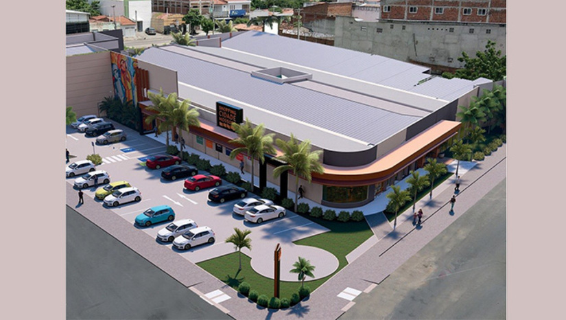   Com 129 operações comerciais previstas, o shopping atende desde pequenos empreendedores a grandes marcas. O projeto inclui lojas âncoras, boxes e quiosques com metragens que variam de 7m² a 400m².  A infraestrutura foi pensada para o bem-estar: praça de alimentação climatizada com capacidade para 200 pessoas, estacionamento privativo e bicicletário. O objetivo é criar um ecossistema que vá além das compras, promovendo lazer e integração social em um só lugar.