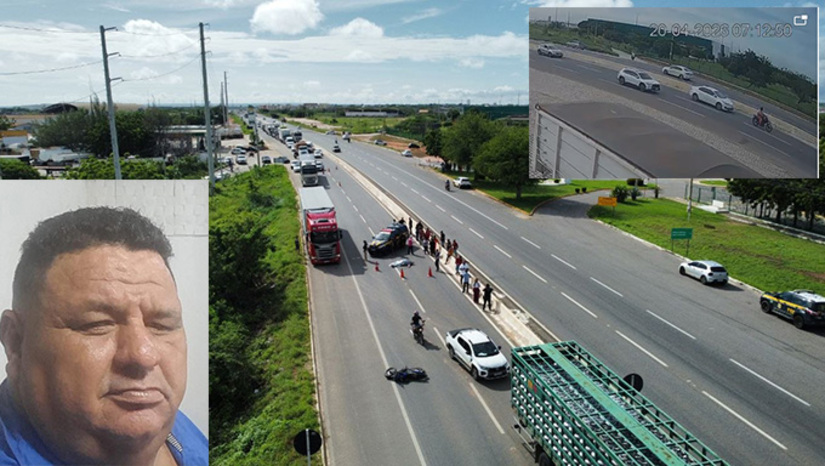   A informação foi confirmada pelo delegado Renato Oliveira, do plantão da polícia Civil, após tomar depoimentos, assistir vídeos de câmeras de segurança instaladas na região e trocar informações preciosas com os patrulheiros da polícia Rodoviária Federal. O eletricista Francisco Wesley de Lucena, de 46 anos, morreu após ter sido atropelado por um Corola branco, quando se deslocava pela BR 304 numa motocicleta, com destino ao trabalho, no início da manhã desta segunda-feira, dia 20 de abril de 2026. 