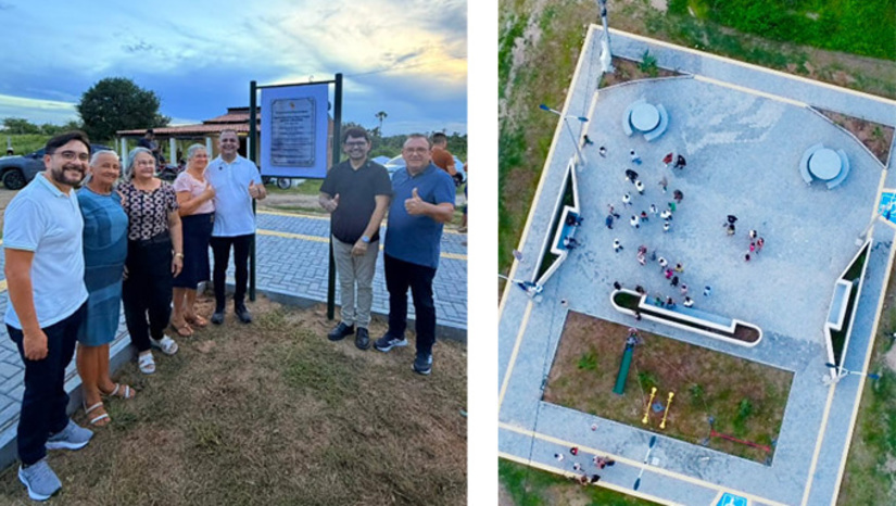   O novo espaço chega para fortalecer os laços entre os moradores, incentivando a convivência, o lazer e o sentimento de pertencimento. Mais do que uma obra física, a iniciativa representa cidadania, inclusão e dignidade para quem vive na zona rural, garantindo que as famílias possam permanecer em suas comunidades com mais estrutura e oportunidades, destaca o prefeito Sabino Neto ao lado do vereador Laete Oliveira, do vice-prefeito Ivanildo Lima e moradores da comunidade de Água Fria.