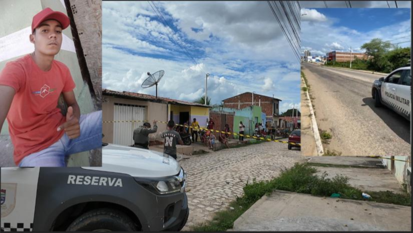 Imagem 1 - Na tarde deste domingo, 26, a Kellyson Pereira foi morto a tiros na comunidade do Santa Helena, bairro Santo Antônio, ao norte da cidade. Pouco antes, um adolescente de 17 anos foi morto na região do Planalto 13 de Maio, ao sul. Na noite desta sábado, 25, o barbeiro Maycon Eduardo foi morto na comunidade do Três Viténs. Minutos depois, um homem foi baleado no olho no bairro Santo Antônio e está internado em estado grave. Também foi registrado o rapto de Randerson Jardel, o qual tem vídeos nas redes mostrando-o sendo executado. Todos os casos estão sendo investigados pela DHPP, de Mossoró-RN. Imagem 1 - Na tarde deste domingo, 26, a Kellyson Pereira foi morto a tiros na comunidade do Santa Helena, bairro Santo Antônio, ao norte da cidade. Pouco antes, um adolescente de 17 anos foi morto na região do Planalto 13 de Maio, ao sul. Na noite desta sábado, 25, o barbeiro Maycon Eduardo foi morto na comunidade do Três Viténs. Minutos depois, um homem foi baleado no olho no bairro Santo Antônio e está internado em estado grave. Também foi registrado o rapto de Randerson Jardel, o qual tem vídeos nas redes mostrando-o sendo executado. Todos os casos estão sendo investigados pela DHPP, de Mossoró-RN.