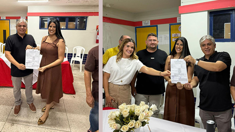 Imagem 1 - O prefeito Artur Vale assinou a ordem de serviço nesta segunda-feira, dia 27. O Centro Municipal de Educação Infantil Professora Raimunda Soares de Freitas (Proinfância), vai receber investimento de R$ 510 mil, do FNDE. A escola vai ganhar quatro novas salas, laboratório e revestimentos em outros setores da unidade de educação infantil. Imagem 1 - O prefeito Artur Vale assinou a ordem de serviço nesta segunda-feira, dia 27. O Centro Municipal de Educação Infantil Professora Raimunda Soares de Freitas (Proinfância), vai receber investimento de R$ 510 mil, do FNDE. A escola vai ganhar quatro novas salas, laboratório e revestimentos em outros setores da unidade de educação infantil.