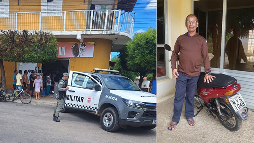   Luiz Fernandes de Souza, de 62 anos, que é servidor do Estado cedido há vários anos a Fundase/RN, foi baleado no peito na tarde desta sexta-feira, 17, por dois assaltantes ao sair de um mercadinho no bairro Boa Vista, em Mossoró. Os assaltantes levaram a moto da vítima. O caso será investigado pela Policia Civil