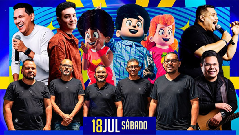   Os grandes shows no maior palco do evento começam a partir das 17h com 3 Palavrinhas, numa apresentação especial para as crianças e toda a família. Na sequência, o artista da terra Elisac Regis é atração do evento.  O cantor Cícero Oliveira se apresenta, a partir das 19h30, na Estação das Artes. Leandro Borges retorna ao "Mossoró Sal & Luz" com um show que promete marcar a noite.