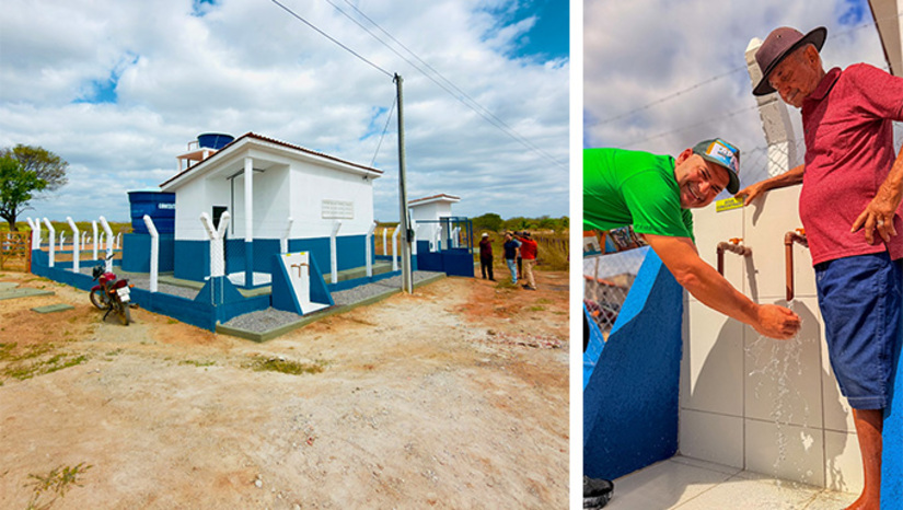   A Prefeitura de Apodi (RN) inaugurou um dessalinizador no Sítio Arção para combater a contradição hídrica do município, que repousa sobre mananciais de água mineral, mas sofre com fontes de água salobra. O novo equipamento utiliza membranas de filtragem sob alta pressão para purificar a água subterrânea e garantir abastecimento potável seguro na zona rural. A iniciativa beneficia diretamente mais de 250 famílias locais e estende o atendimento para as comunidades vizinhas de Pitombeira, João Dias, Rapé e Traíras.