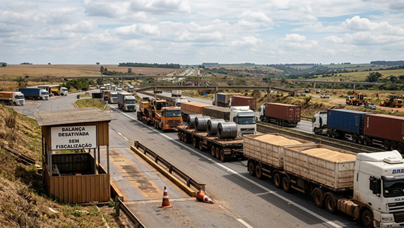   A Agência Nacional de Transportes Terrestres tem, por lei, a responsabilidade de fiscalizar peso dos veículos com cargas, lotação e também a dimensão dos mesmos – o que não feito nos postos além do peso nas balanças. Isso teria evitado o acidente na Rodovia Fernão Dias (SP-BH) na qual o motorista de uma carreta bateu numa passarela, a derrubou e matou mãe e filho atingidos num carro. O motorista está em prisão preventiva. Já os diretores da Agência desfilam de carro com motorista em Brasília.