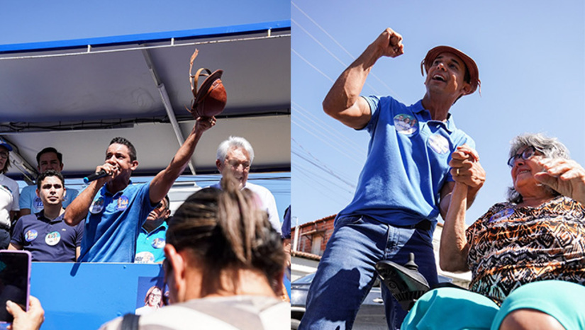   Durante o percurso, Allyson conversou e foi abraçado pelos moradores. Mostrou obras concluídas e em execução projetada enquanto esteve à frente da Prefeitura de Mossoró. É o caso da Construção do Complexo Viário 15 de Março, interligando as BRs 110 e 304. Entre as obras que estão sendo concluídas, destaca-se o Centro de Educação, Tecnologia e Capacitação Padre Sátiro Cavalcante Dantas (CETEC), ao lado do Campo da Estrada da Raiz. No outro lado da cidade, Allyson declarou: “Foi aqui que eu disse que iria asfaltar o Belo Horizonte. O povo acreditou, nós vencemos a eleição e cumprimos o compromisso. É assim que eu faço política, sempre olhando nos olhos das pessoas, assumindo responsabilidades e entregando resultados”. 