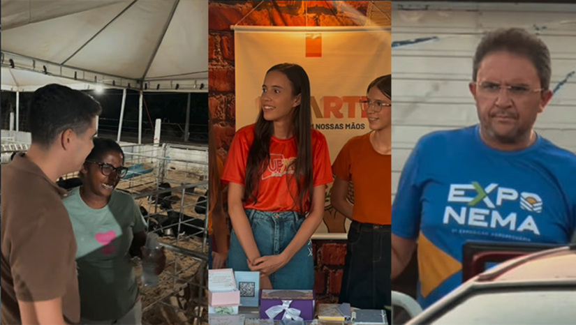   O prefeito Renan Fernandes abriu oficialmente a 5ª edição da Exponema 2026 em Upanema, reunindo autoridades e produtores. A feira deste ano bate recordes com 746 animais em exposição e a maior premiação da história do evento. A programação no Parque de Exposições Curral da Várzea segue até domingo com torneio leiteiro e palestras. O evento destaca o fortalecimento do setor agropecuário e a importância econômica para a região. A cada nova edição, a feira ganha maior dimensão e atrai um público ainda mais expressivo.