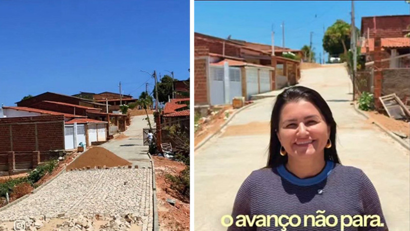   A prefeita Lidiane Marques, que esteve pessoalmente acompanhando o andamento das obras, lembrou que no município foram feitas várias outras de infraestrutura, melhorando os acessos a Praia e também aos bairros, somando com a construção de casas, creches, ginásios e praças. A Intervenção na Rua João Marcelino abrange área de mais de 1.100 metros quadrados. Obra da Prefeitura Municipal tenta resolver problemas históricos de infraestrutura urbana na região. Serviços de escoamento de água visam mitigar riscos de alagamentos para moradores. 