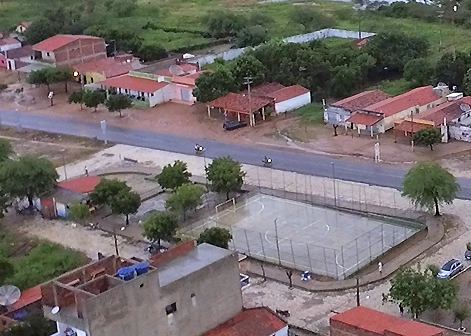 Imagem 1 -  Justiça manda demolir praça às margens da BR-405 na zona rural de Apodi