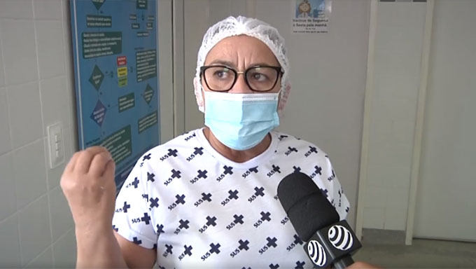 Imagem 1 -  Servidores de UBS em Mossoró-RN compram material de trabalho fazendo rifas